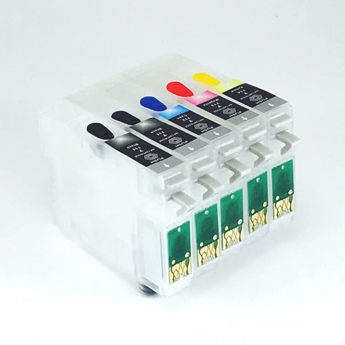 Epson T0711Hx2-T1004 Uyumlu Kolay Dolan Kartuş 5 Renk