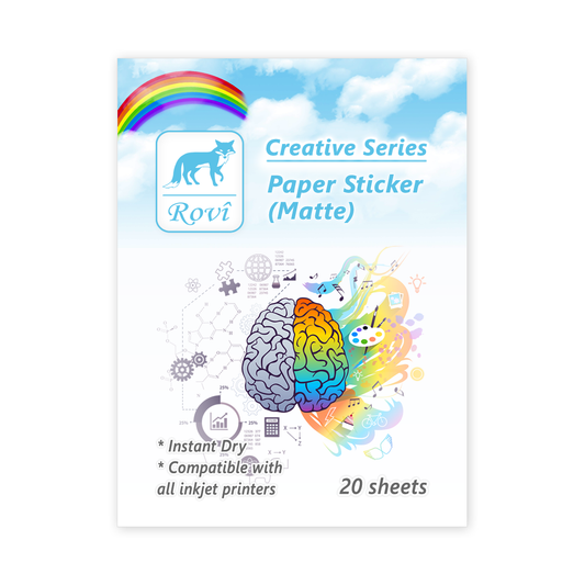 Rovi Creative Kağıt Etiket Mat 20yp