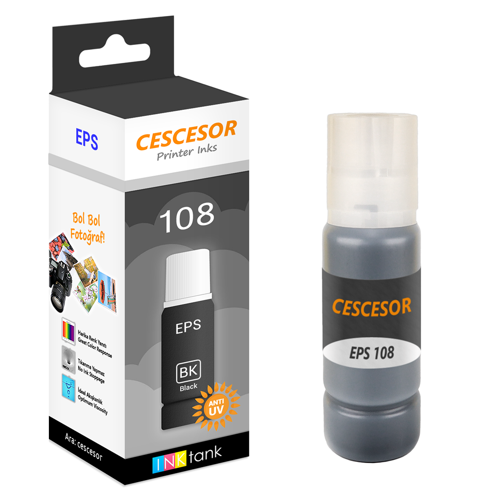 Epson 108 için Mürekkep 70ml CESCESOR
